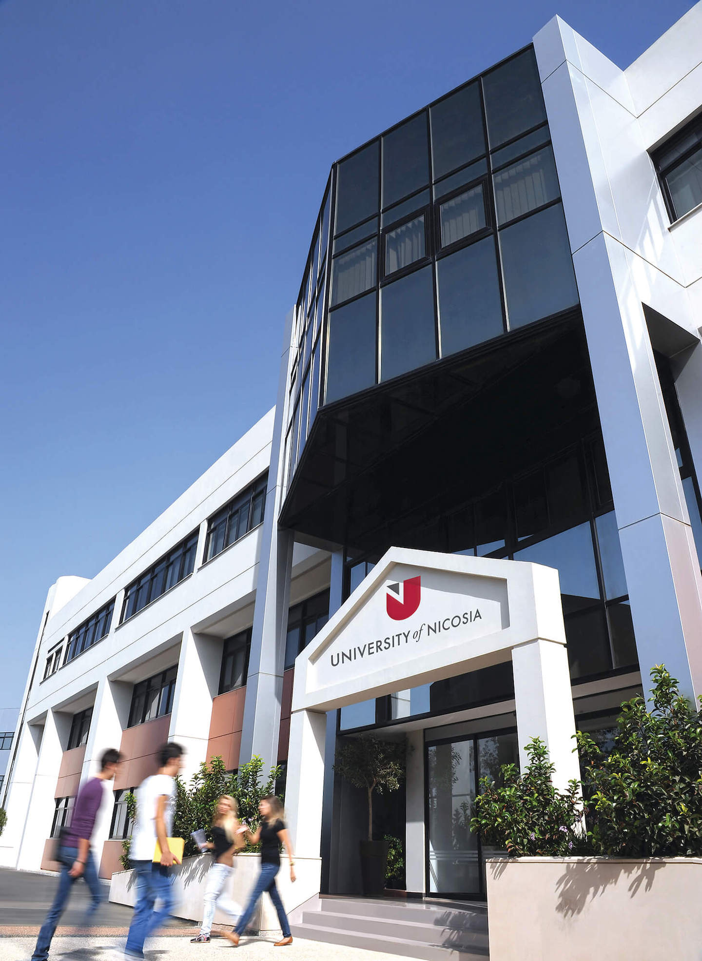 Hauptgebäude der medizinischen Fakultät der University of Nicosia auf Zypern.