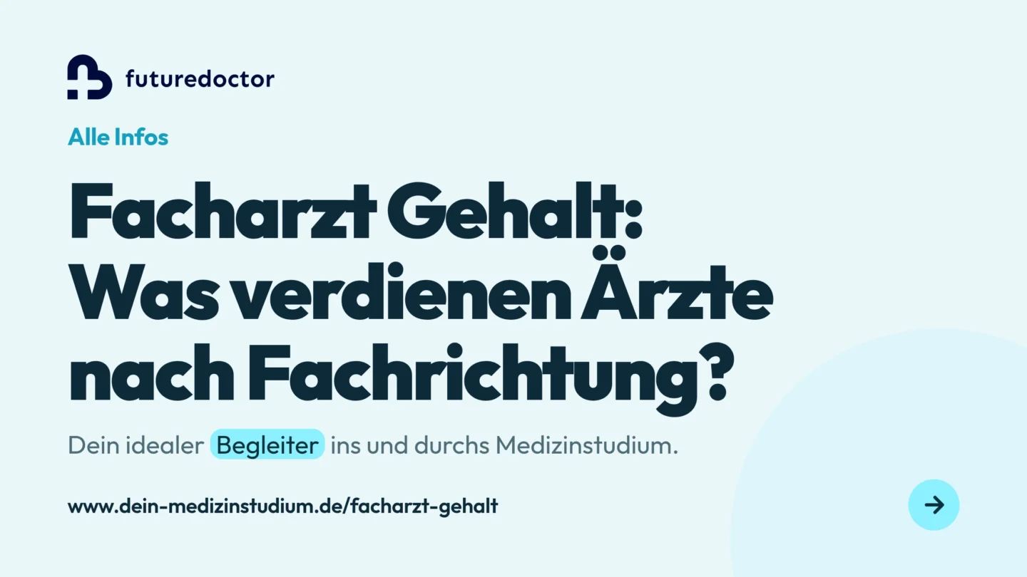Facharzt Gehalt: Was verdienen Ärzte nach Fachrichtung?