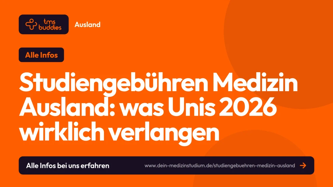 Studiengebühren fürs Medizinstudium im Ausland im Vergleich der europäischen Länder und Universitäten