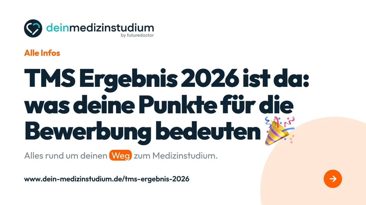 TMS Ergebnis 2026 ist da: was deine Punkte für die Bewerbung bedeuten 🎉